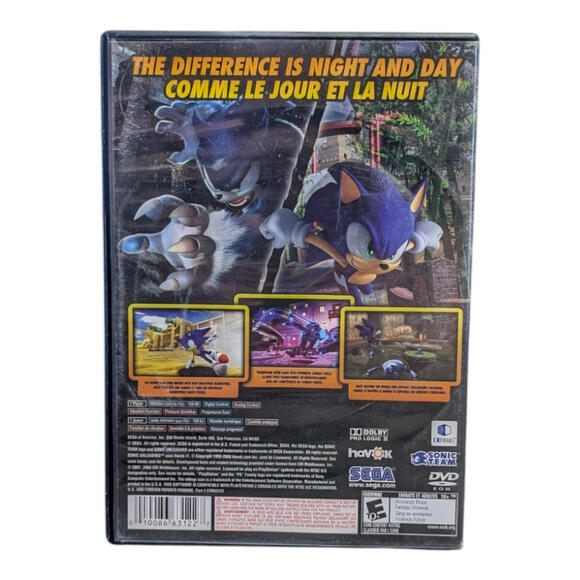 SONIC Unleashed PS2 Playstation 2 Complete Manual 2008 Tested Working - Picture 4 of 6